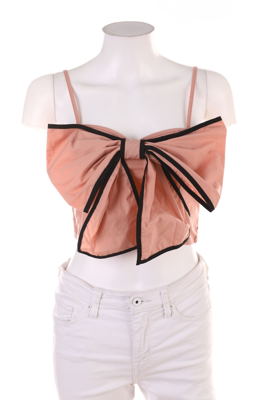 SHEIN - Crop-Top mit Schleife - XS