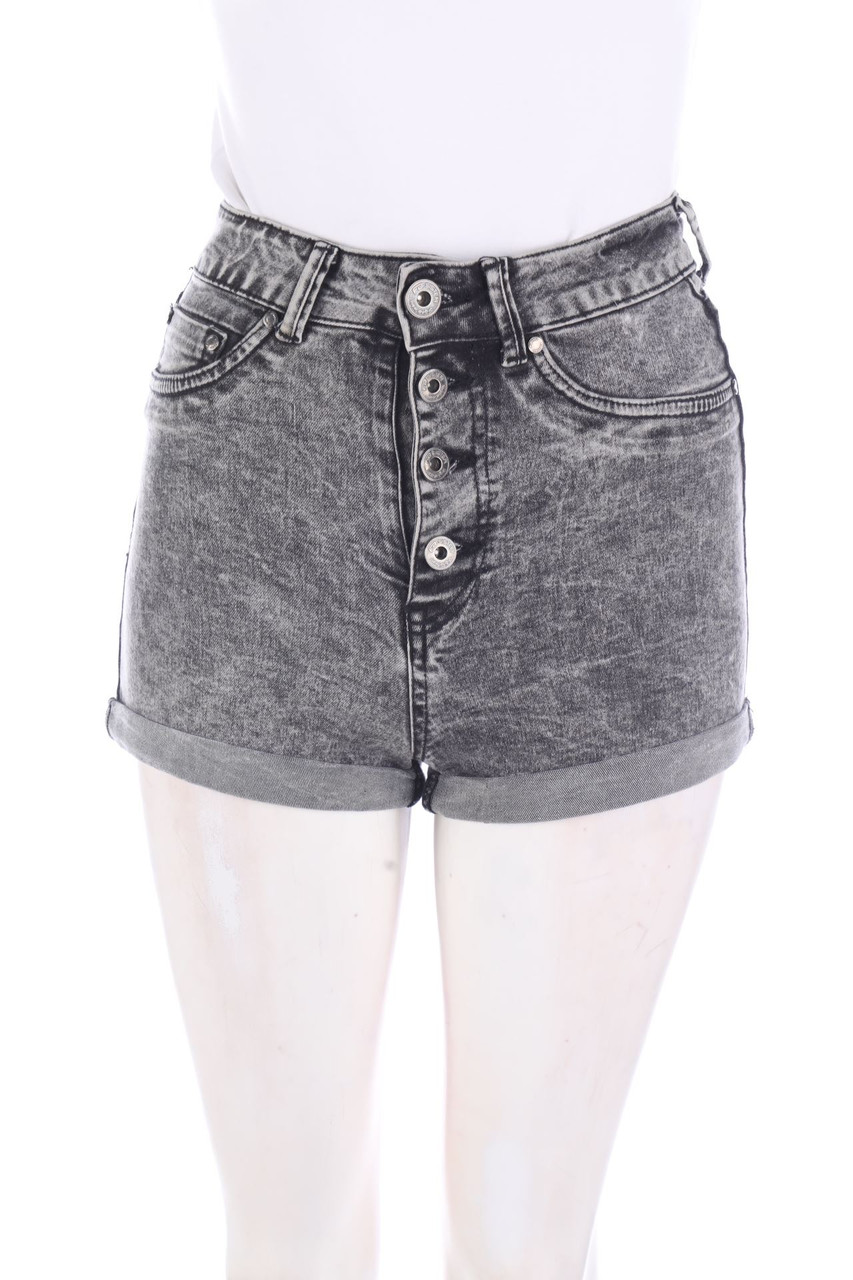 FB SISTER - Moonwashed Jeans-Shorts - XXS