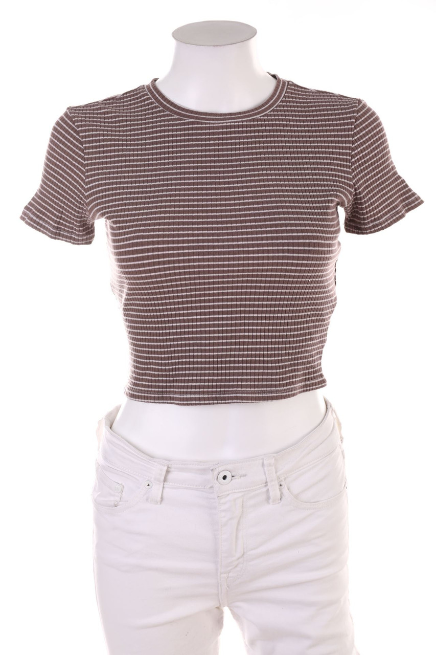 TALLY WEiJL - Cropped-Shirt with Stripes - S