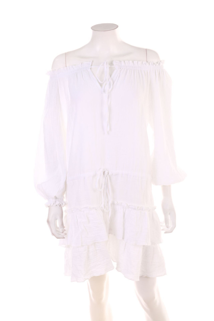 SECONDHAND - Carmen-Mini Dress with Volants - ONE SIZE