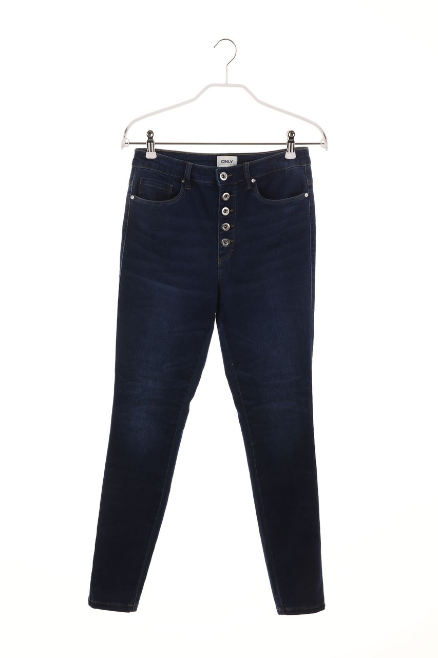ONLY - Dark Denim Skinny-Jeans - M