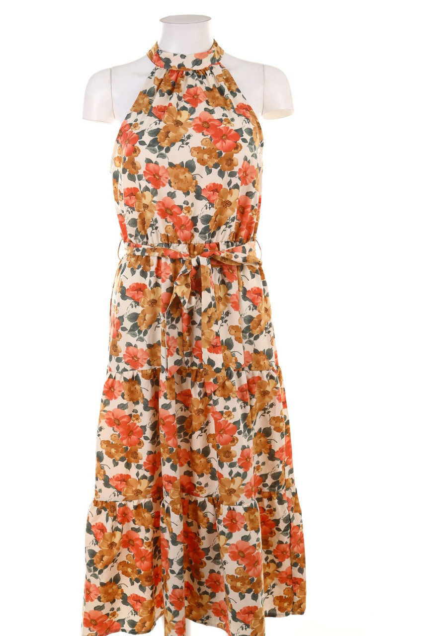 SHEIN - Abendkleid mit Blumen-Print - M