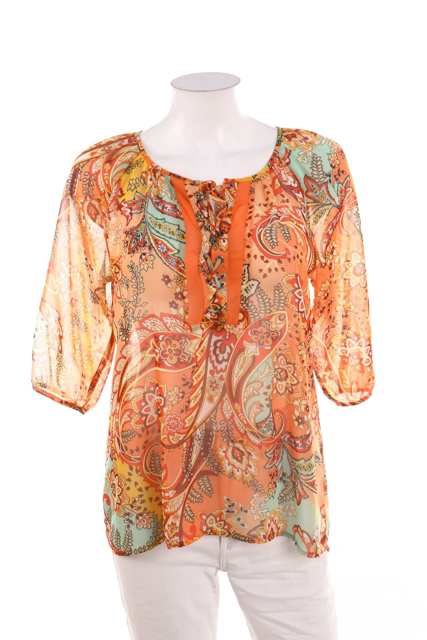 Aniston - Tunika-Bluse mit Schnürung - D 42