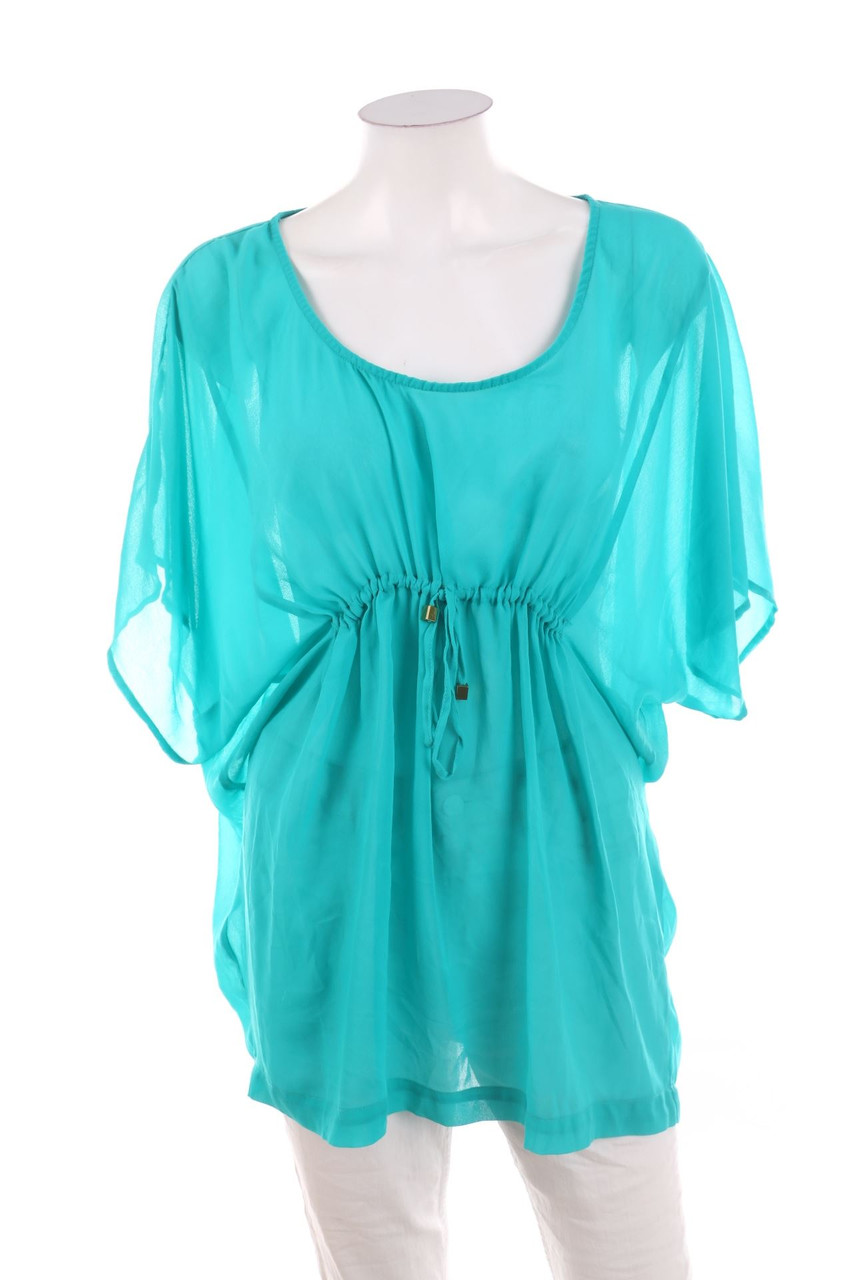 H&M - Strand-Kurzarm-Bluse mit Tunnelzug - D 40