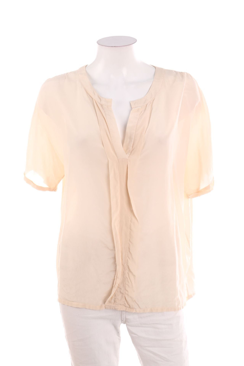 Massimo Dutti - Kurzarm-Bluse - M