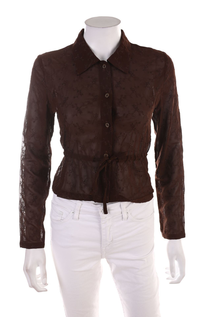 SECONDHAND - Shirt Blouse with Embroideries - M