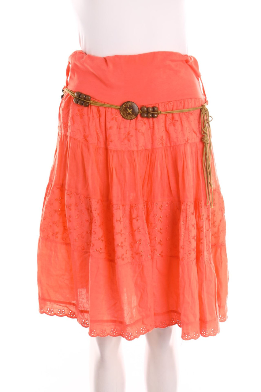 No Label - Skirt with Embroideries - D 36