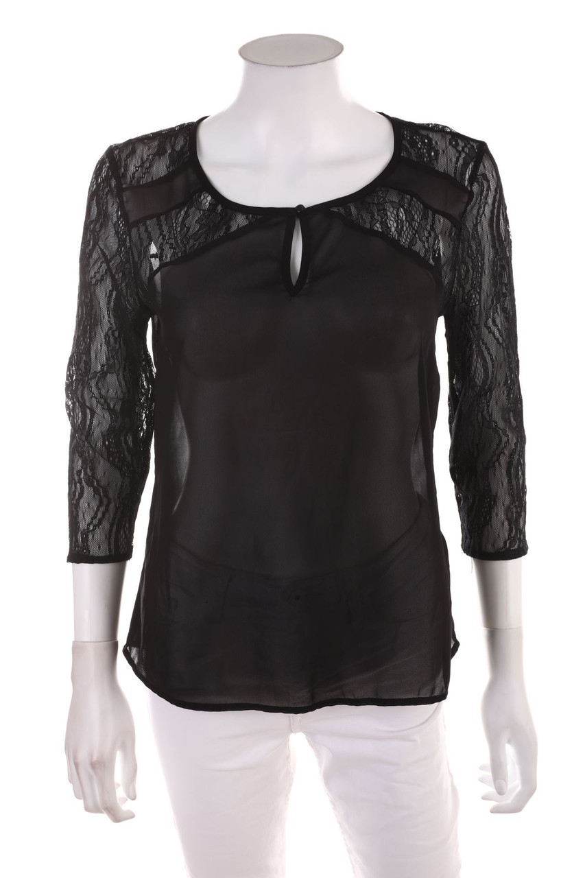 No Label - Blouse with Lace - D 36