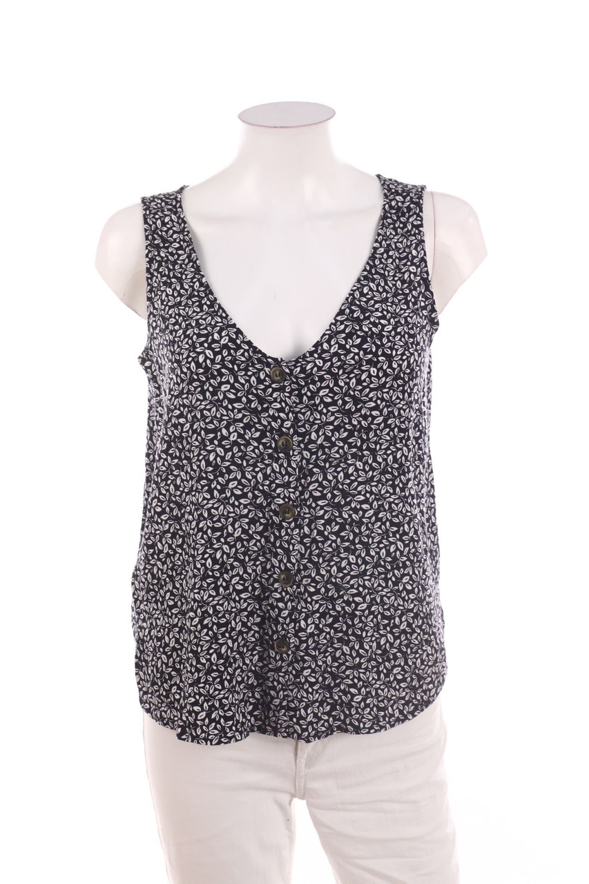 No Label - Blouse Top with floral print - D 40-42