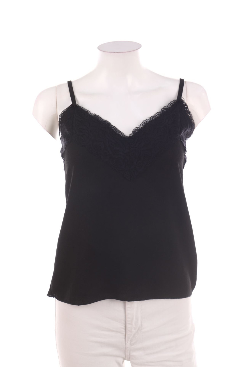 No Label - Blouse Top with Lace - D 34