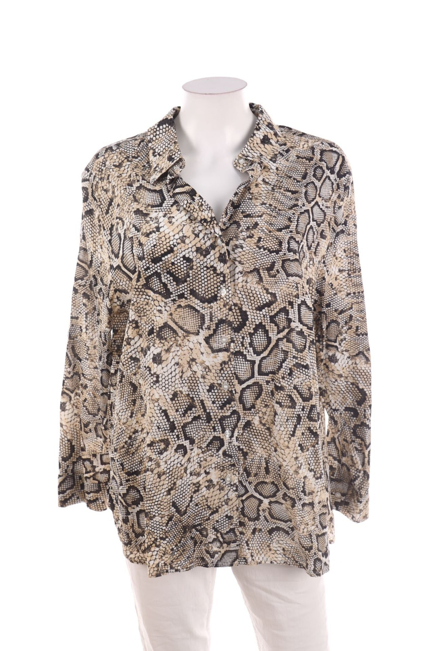 olsen - Shirt Blouse with Animal Print - D 46
