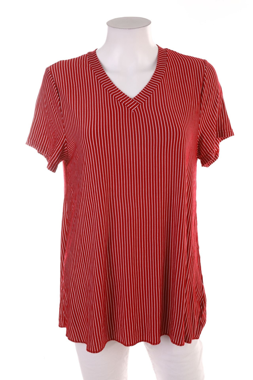 No Label - Shortsleeve-Shirt with Stripes - M