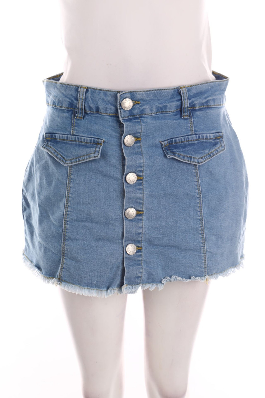 FB SISTER - Denim Mini Skirt - L