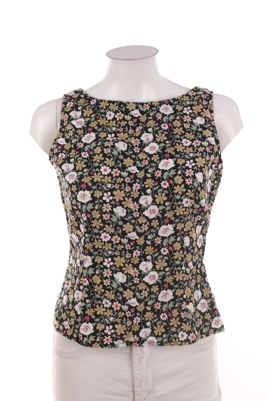 No Label - Blouse Top with Flower Print - D 38
