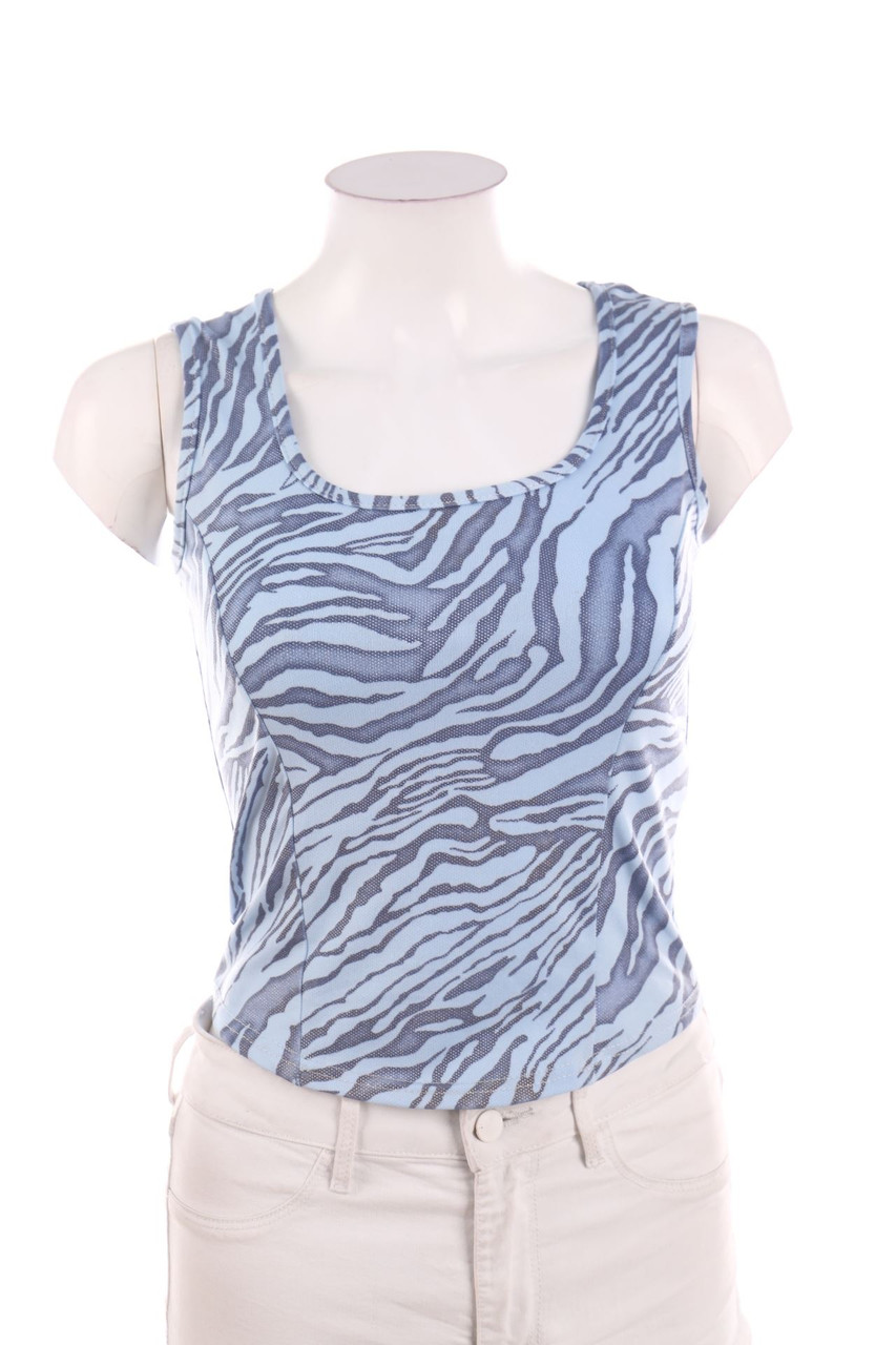 Fanty - Y2K-Crop-Top with Animal Print - D 32