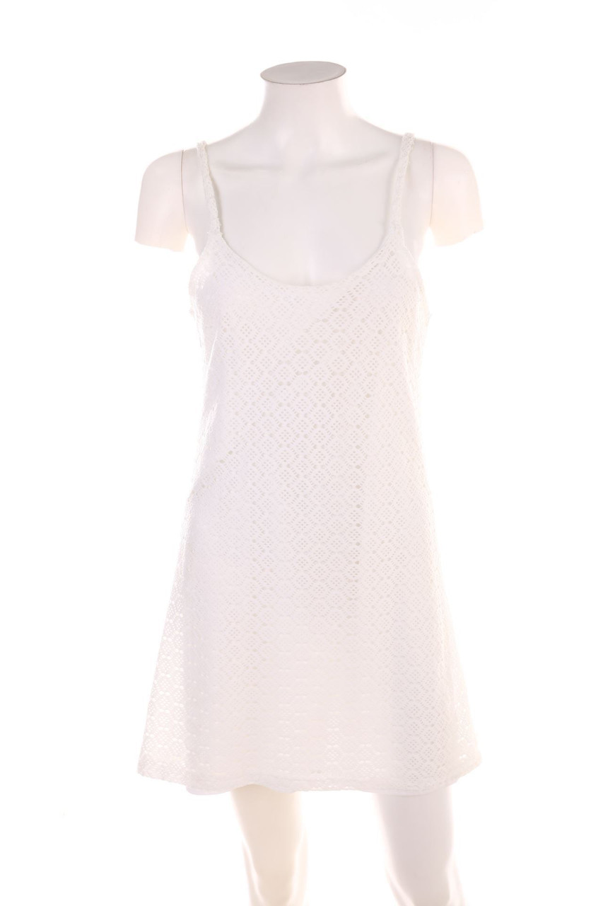 No Label - Mini Dress with Eyelet Lace - D 36