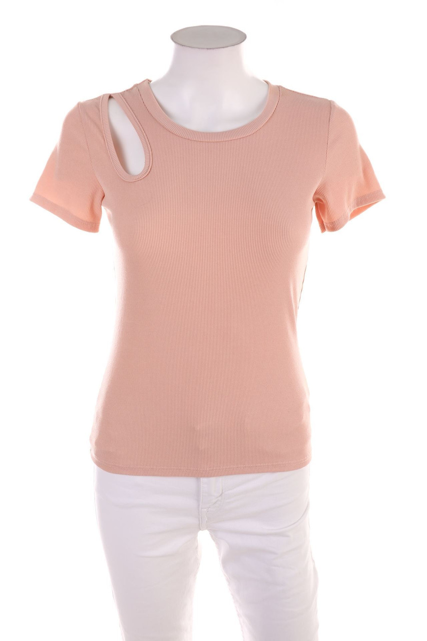 No Label - Shortsleeve-Shirt with Cut-Out - D 34