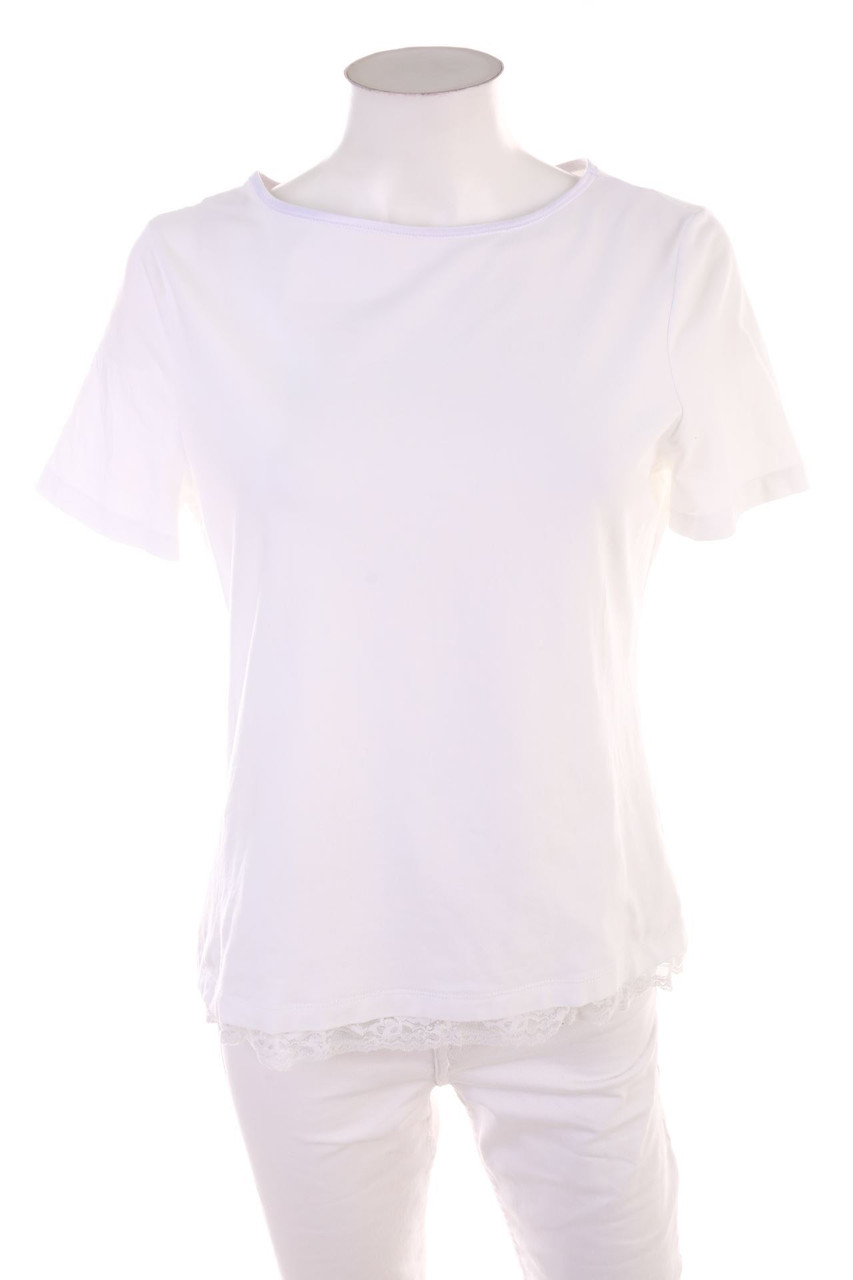 No Label - Shortsleeve-Shirt with Lace - D 40