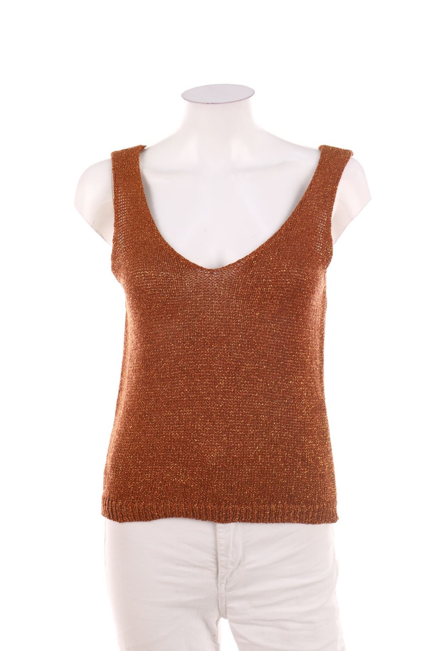 No Label - Glitter-Knit Top - D 36