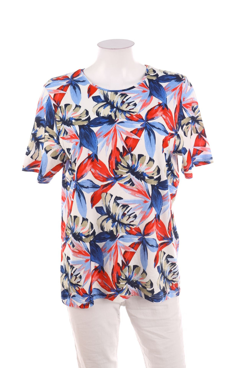 No Label - Shortsleeve-Shirt with floral print - D 40-42