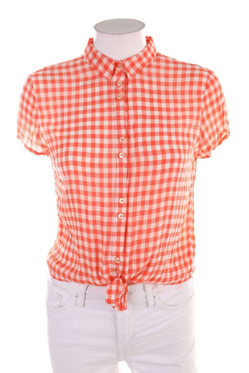 No Label - Checked Shirt Blouse - D 36-38