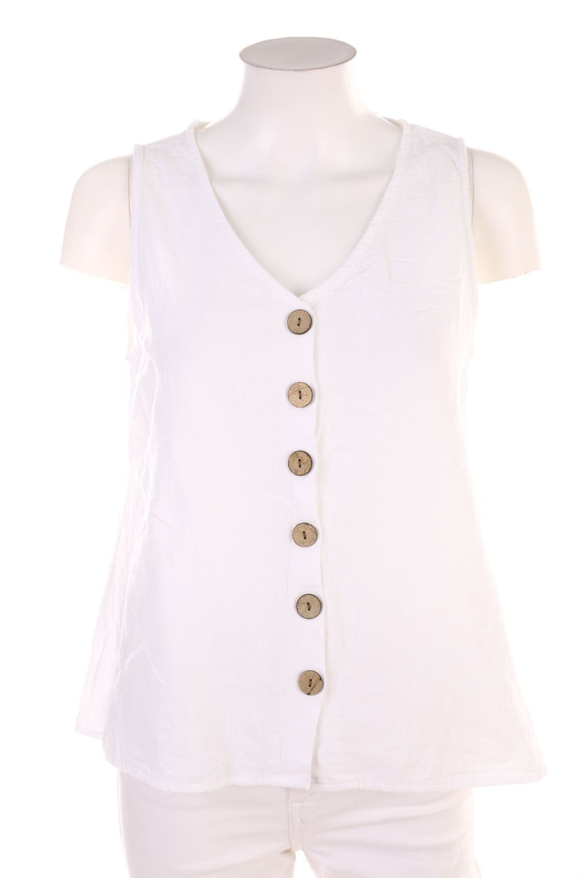 SHEIN - Top with Buttons - M