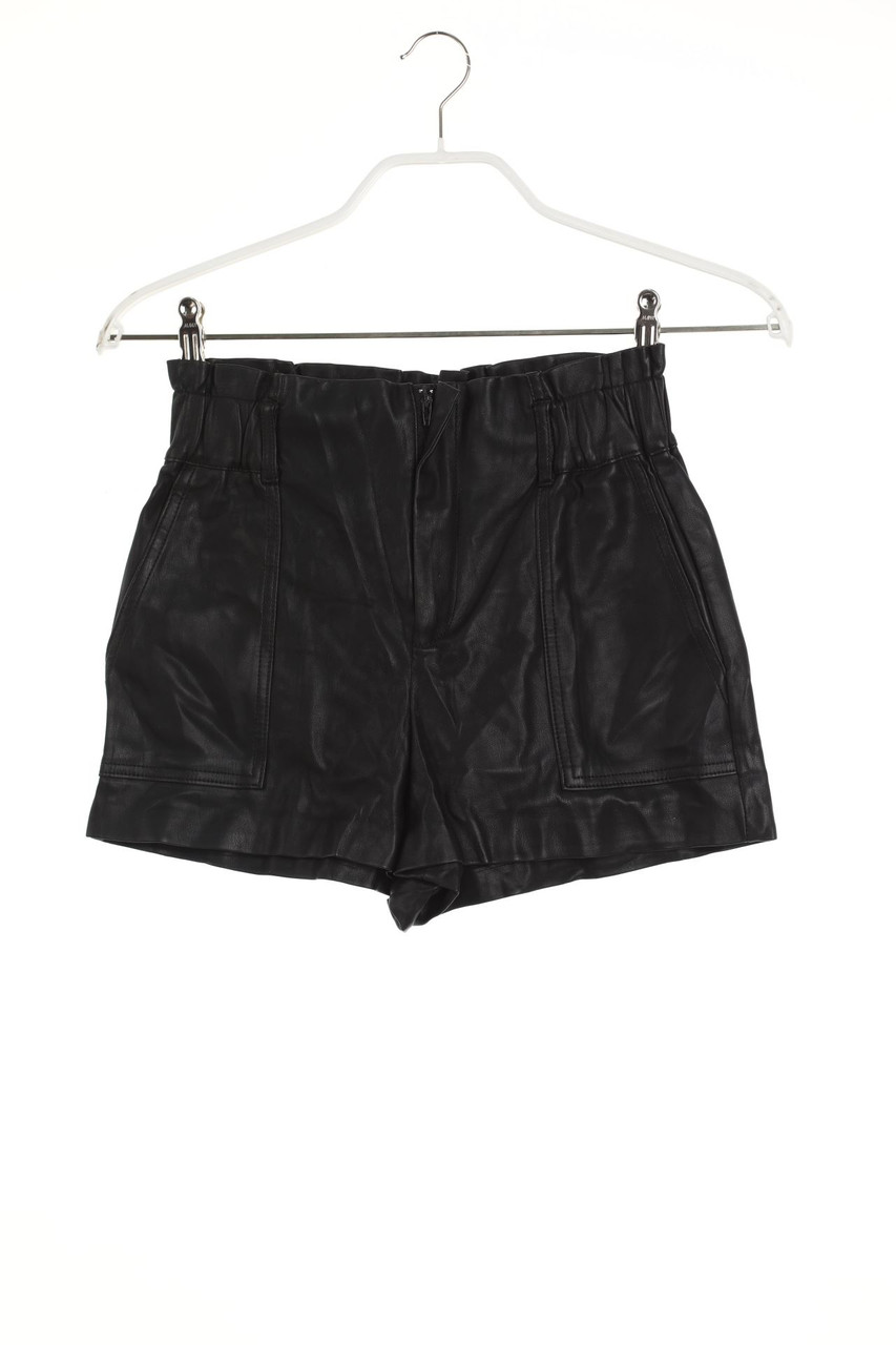 ZARA - Faux Leather-Shorts - XS