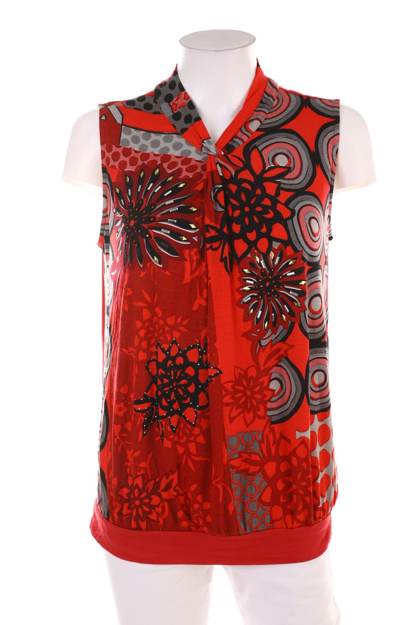 No Label - Pussy Bow Blouse - M