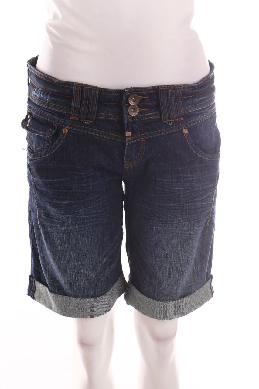 s.Oliver - Dark Denim-Jeans-Shorts - M