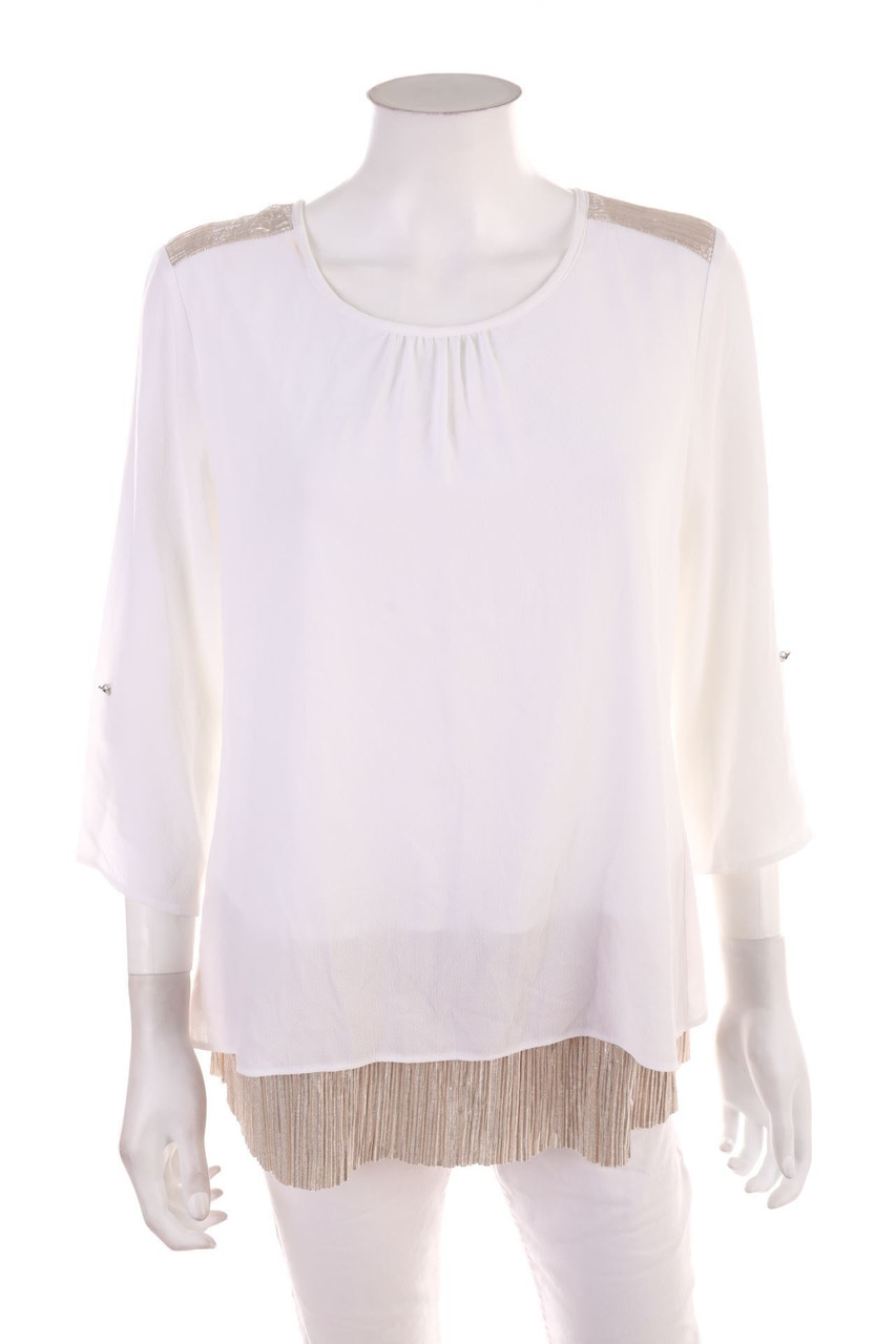 CANDA by C&A - Blouse with 3/4 Sleeve, Layer Look - D 42