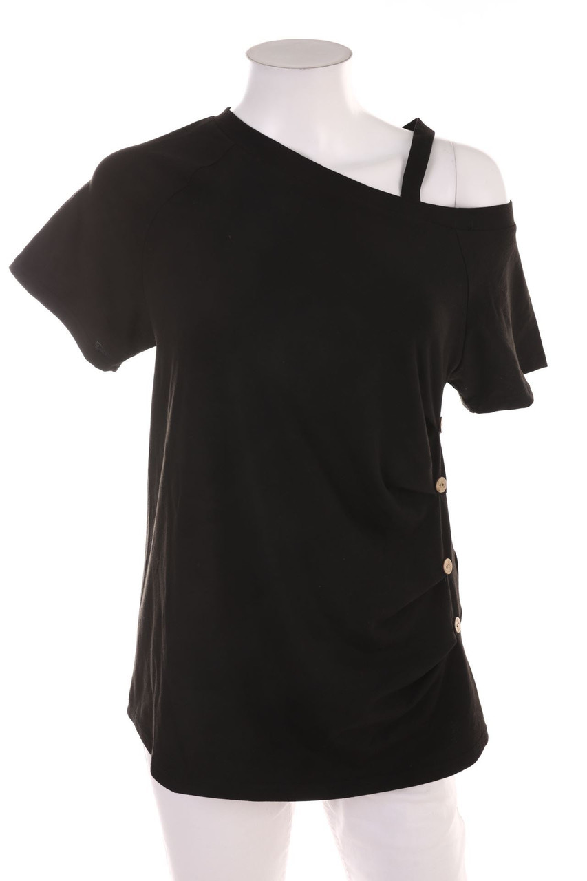 No Label - Shortsleeve-Shirt with Buttons - S