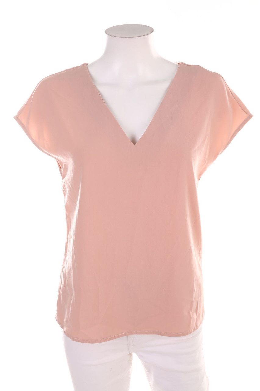 No Label - Shortsleeve Blouse with Lace - D 34-36