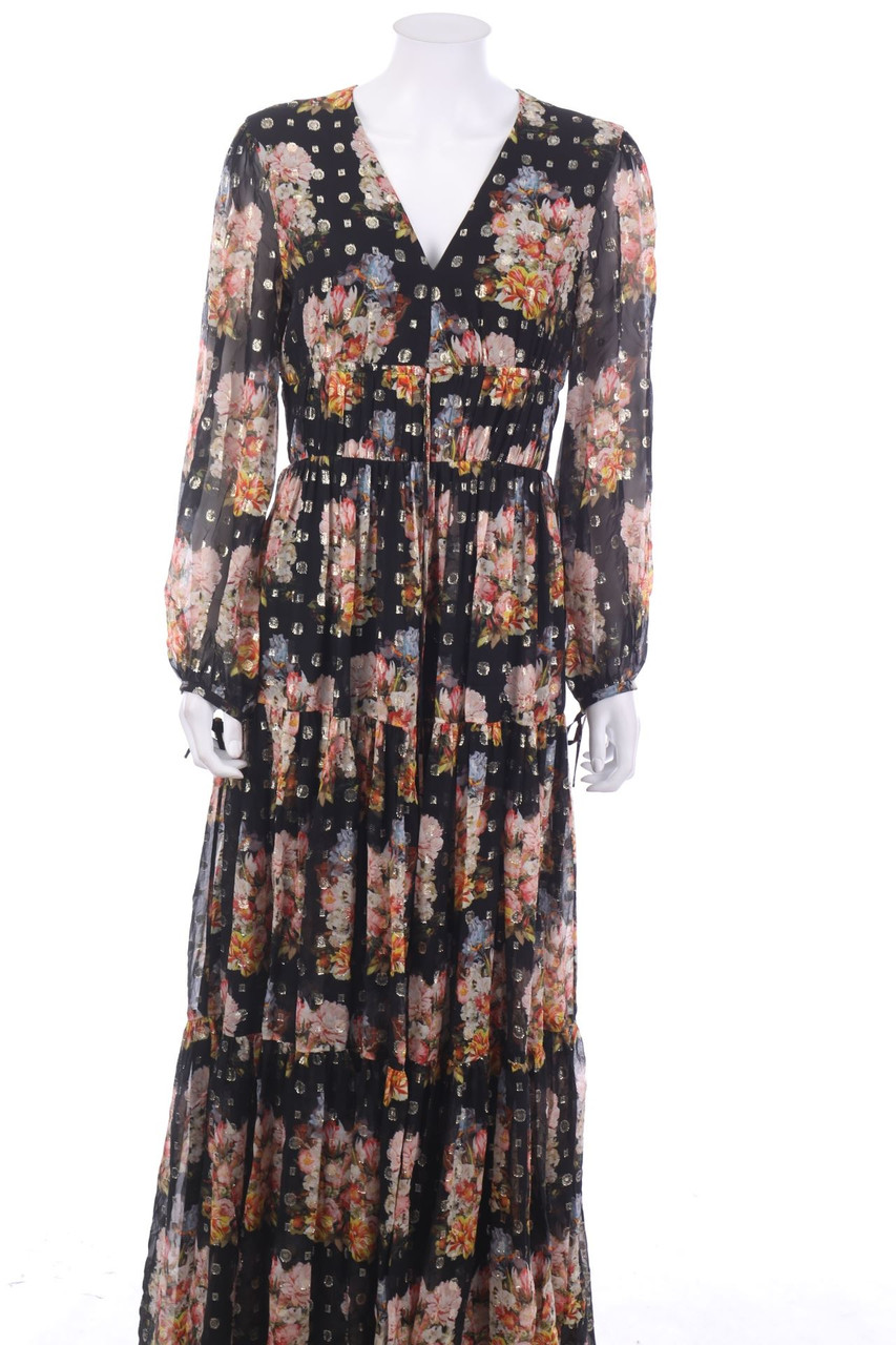 Borgo de Nor - Maxi Dress with Silk - L