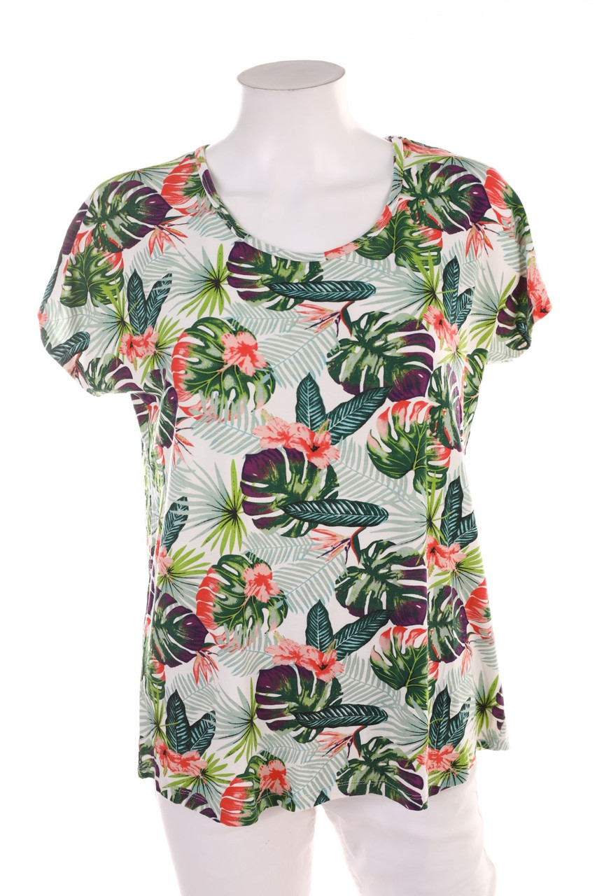 esmara - Muster-Kurzarm-Shirt - M