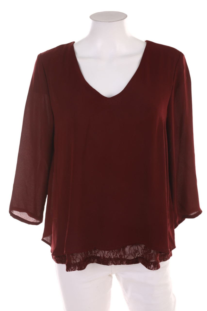 ONLY - Bluse mit 3/4-Ärmel - L