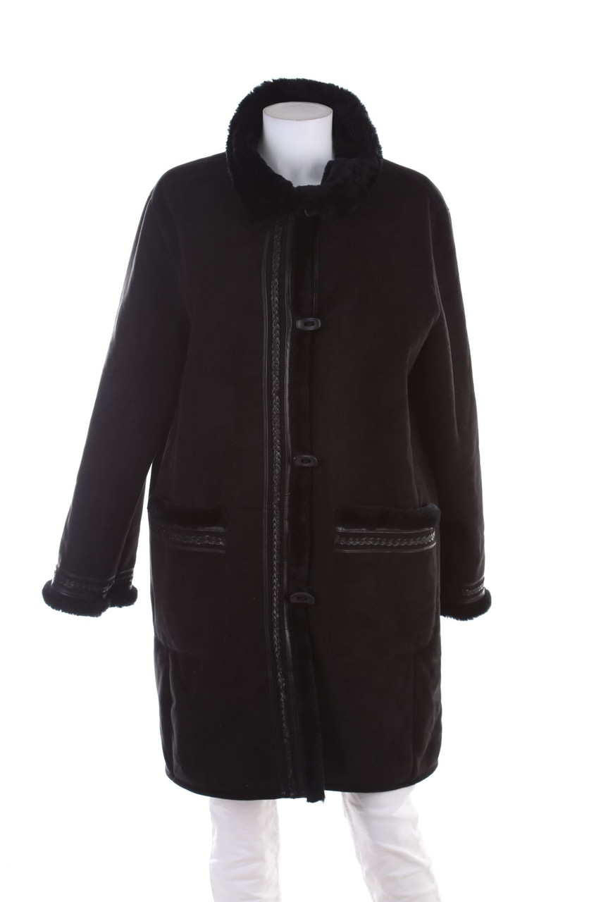 No Label - Faux Fur Coat - XL