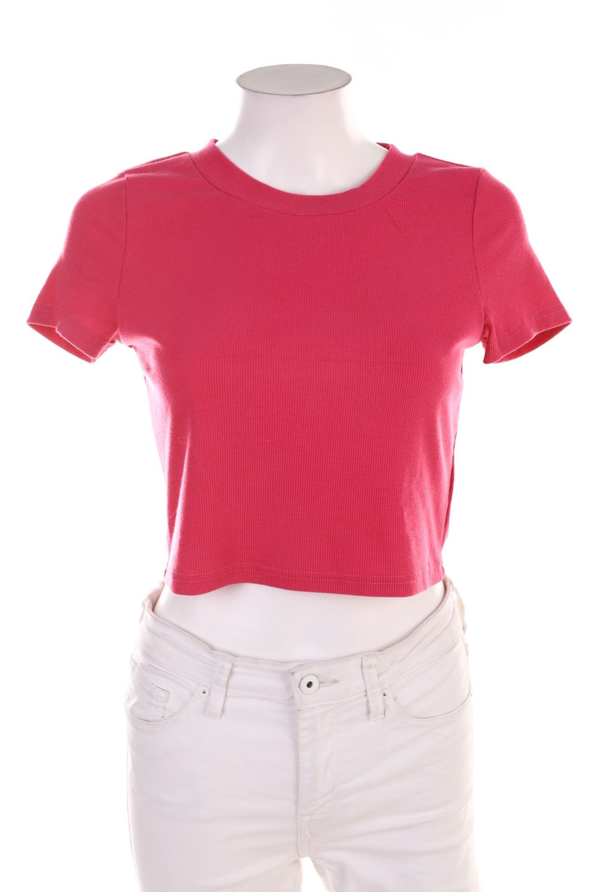 SHEIN - Basic-Cropped-Shirt - L