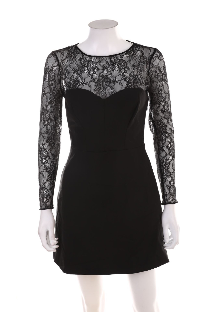 ZARA - Minikleid mit Spitze - M