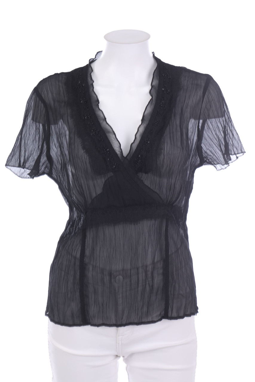 GERRY WEBER - Chiffon-Kurzarm-Bluse - S