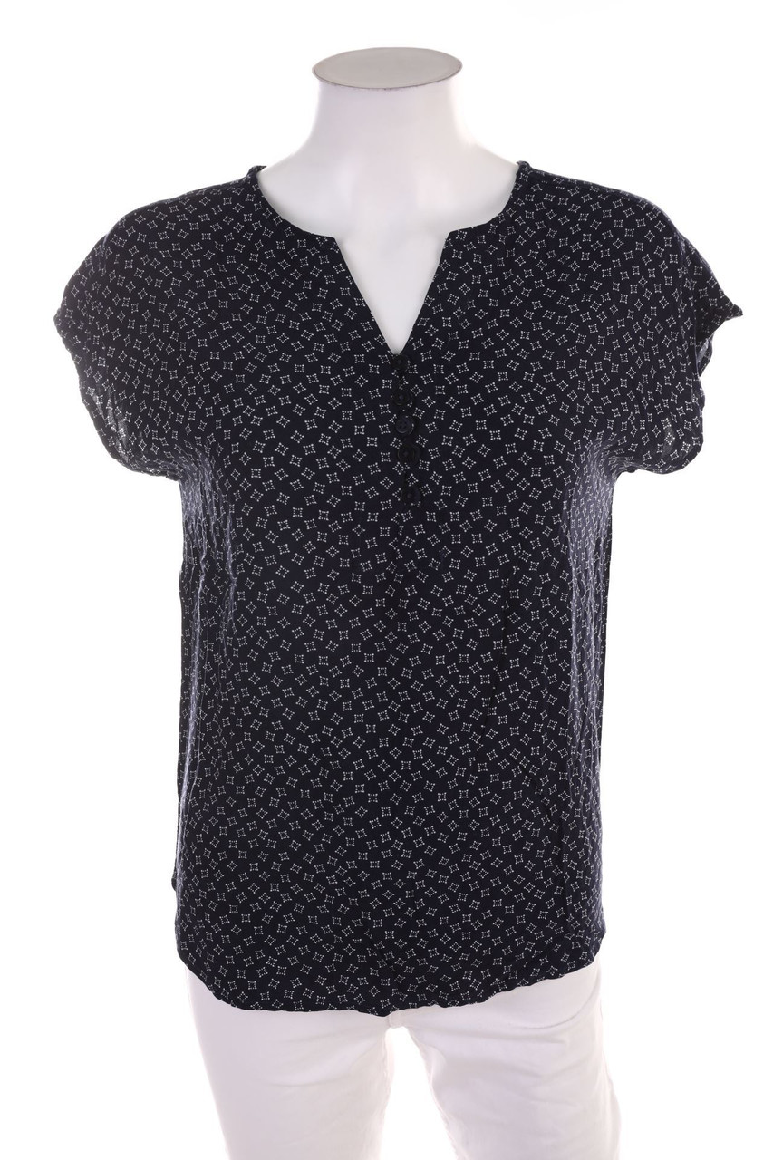 No Label - Shortsleeve Blouse with Pattern - D 36