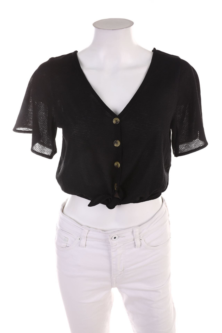 H&M DIVIDED - Cropped-Shirt zum Knoten - D 36-38