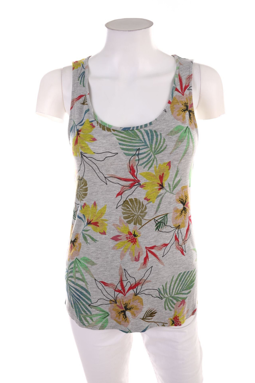 No Label - Top with Flower Print - D 34