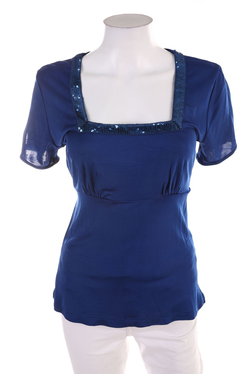 oltre - Shortsleeve-Shirt with Sequins - D 36