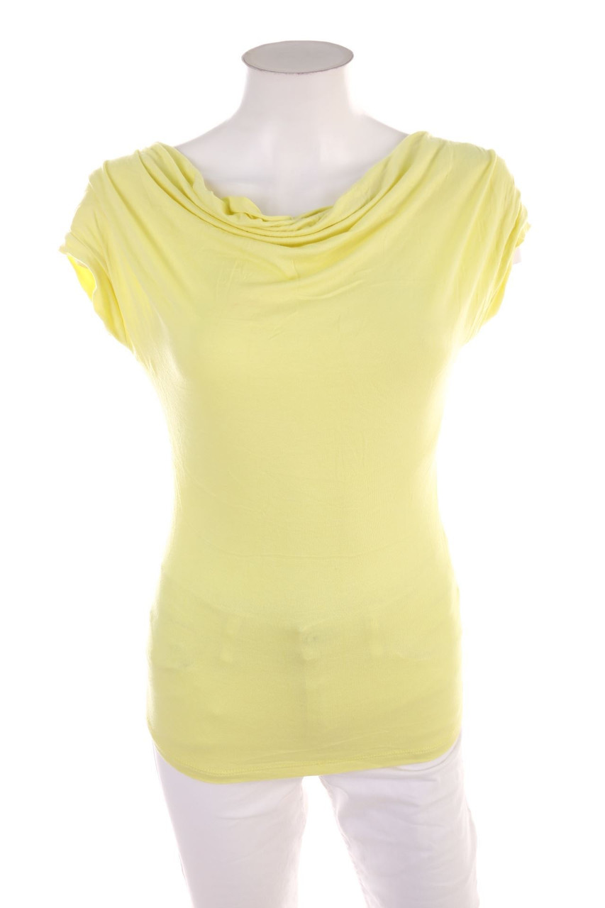 No Label - Shortsleeve-Shirt with Cowl Neck - D 34