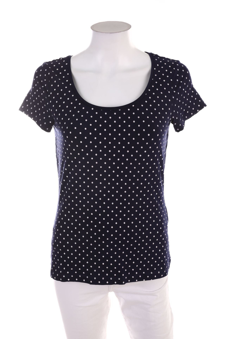 ANNA FIELD - Shortsleeve-Shirt with Polka Dots - D 36