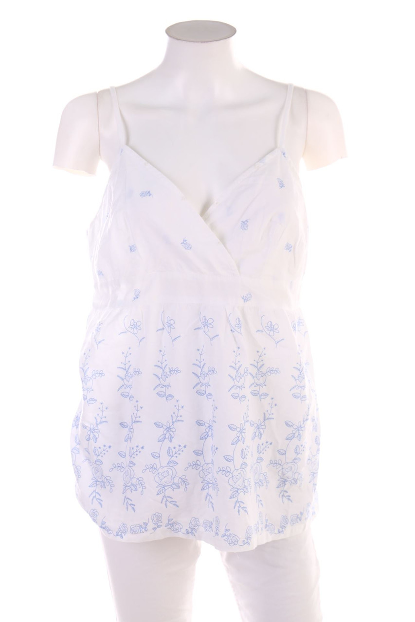 SECONDHAND - Blouse Top with Flower Print - D 42