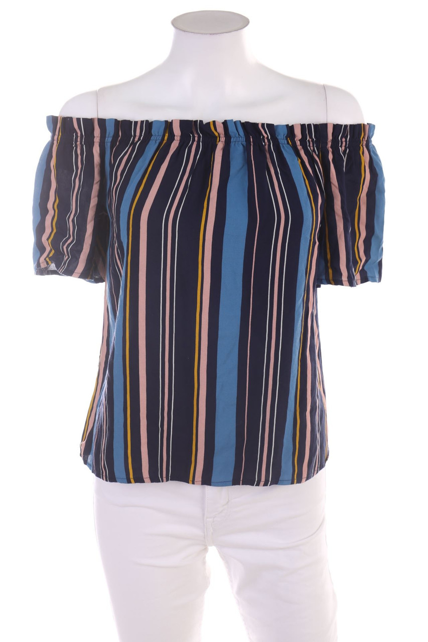 No Label - Stripe Off-the-shoulder blouse - D 34