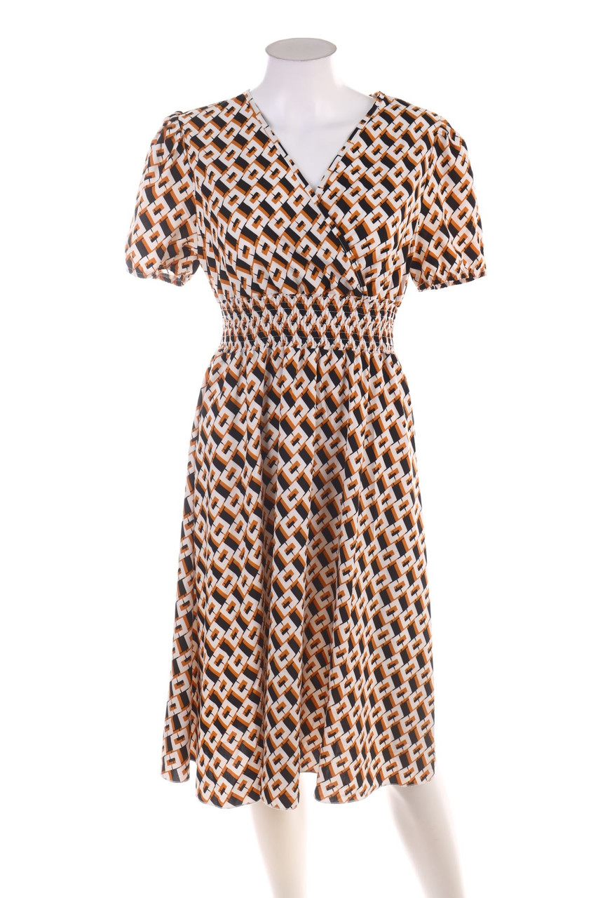 SECONDHAND - Dress with Geo Pattern - M