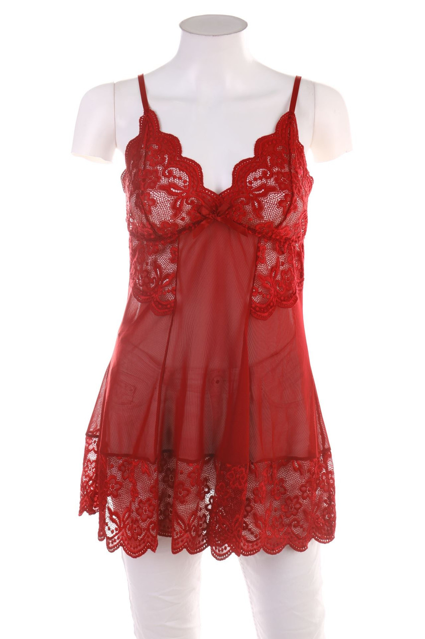 No Label - Lace-Top - L