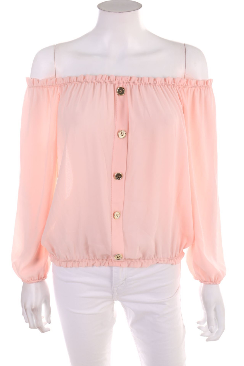 WS2 WOMAN - Off-the-shoulder blouse with Buttons - D 36